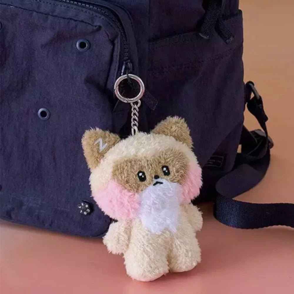 12cm Kpop ZB1 Zeroni Plush Doll Keychain, Cute Cartoon Bag Accessory Gift