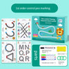 Reusable Tracing Workbook Set for Kids – Magic Practice Copybook with Erasable Drawing Pens & Eraser