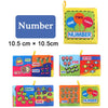 Baby Cloth Book – Intelligence Development Soft Learning and Reading Toy with Rattle for Infants 0–12 Months
