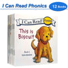 I Can Read Phonics – 12-Book Set, My Very First Picture Books for Kids and Babies Montessori Reading Story Collection