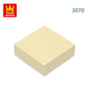Wange 666PCS Wooden MOC Loose Parts – 1x1 Light Area Building Blocks, DIY Toy Assembly Set for Children, Compatible with Bricks, Gift with Storage Box