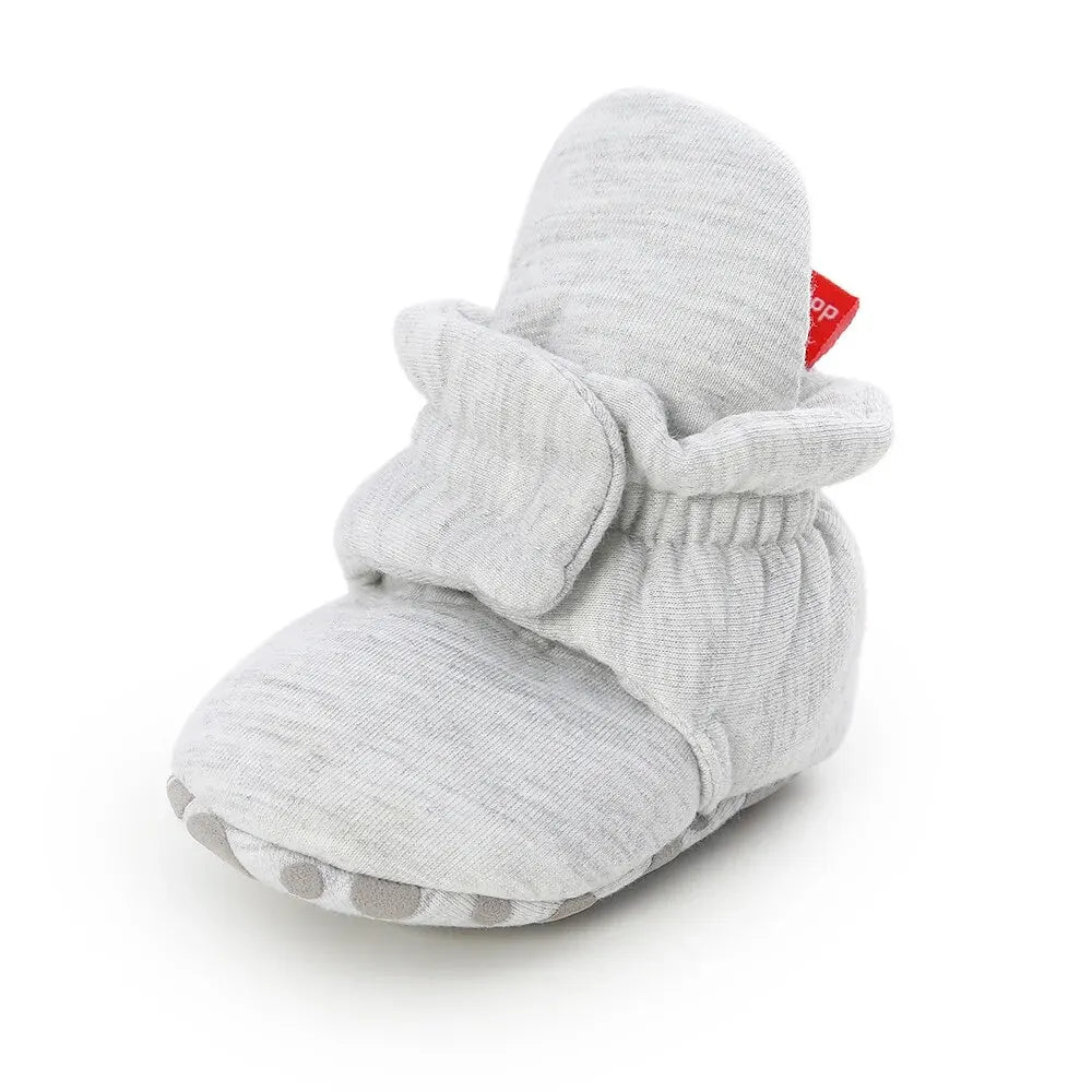 Meckior Baby Socks Shoes Star First Walkers Anti-Slip Booties for Infant Boy & Girl