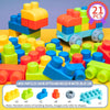 Soft Rubber Large Particle Blocks – Puzzle Assembly Toy for 1-Year-Old Boys and Girls, Brain Development Toy