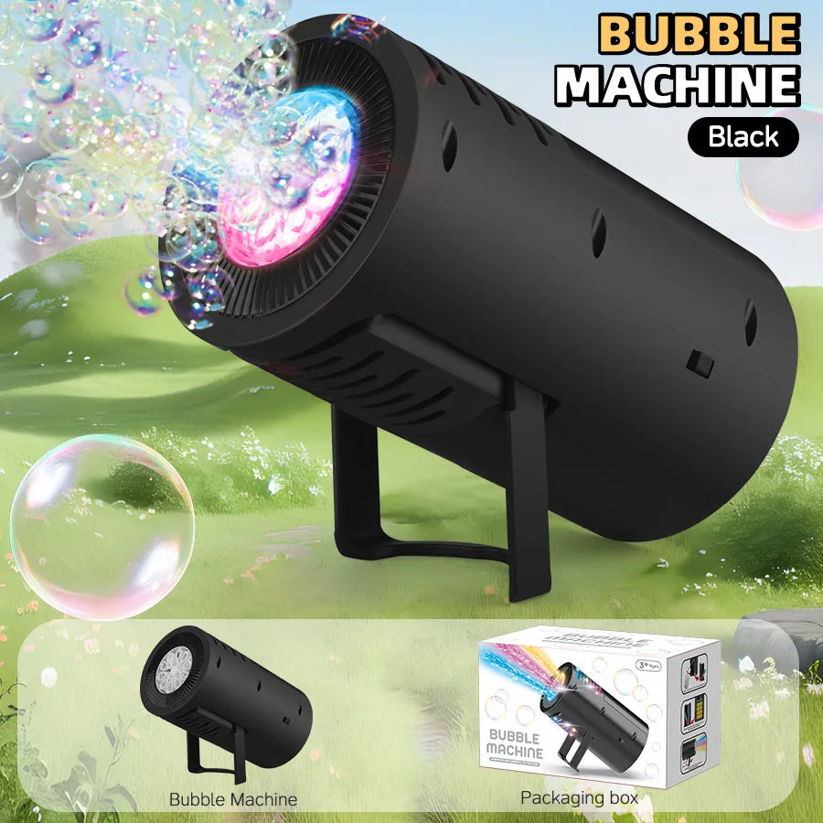 Handheld Automatic Bubble Machine for Kids – Battery-Free Portable Bubble Toy for Parties & Weddings