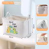 Folding Linen Storage Basket with Handles – Fabric Laundry & Toy Organizer for Closet, Bedroom & Office (Multiple Sizes: 35×40 cm / 13.8×15.7 in; 40×28×24 cm / 15.7×11.0×9.4 in; 40×30×40 cm / 15.7×11.8×15.7 in)