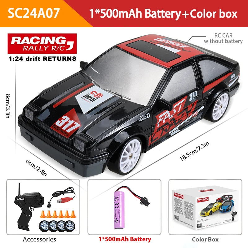 2.4G Remote Control Car with Four-Wheel Drive and High-Speed Drifting