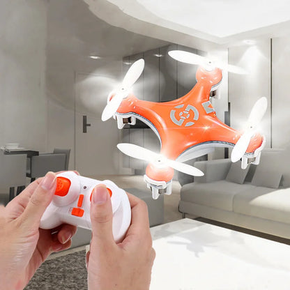 CX-10 Mini RC Drone – 2.4G 4CH Remote Control Quadcopter with LED for Kids