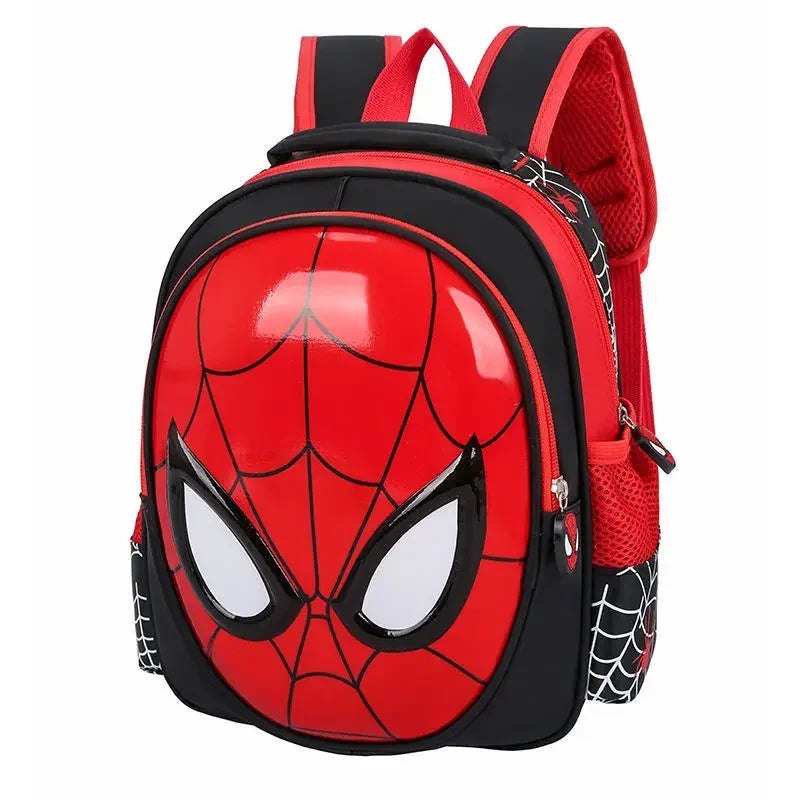 Spider-Man Backpack - 3D Stereo Superhero School Bag for Boys, Kids Cartoon Kindergarten Backpack - Kidzy Market