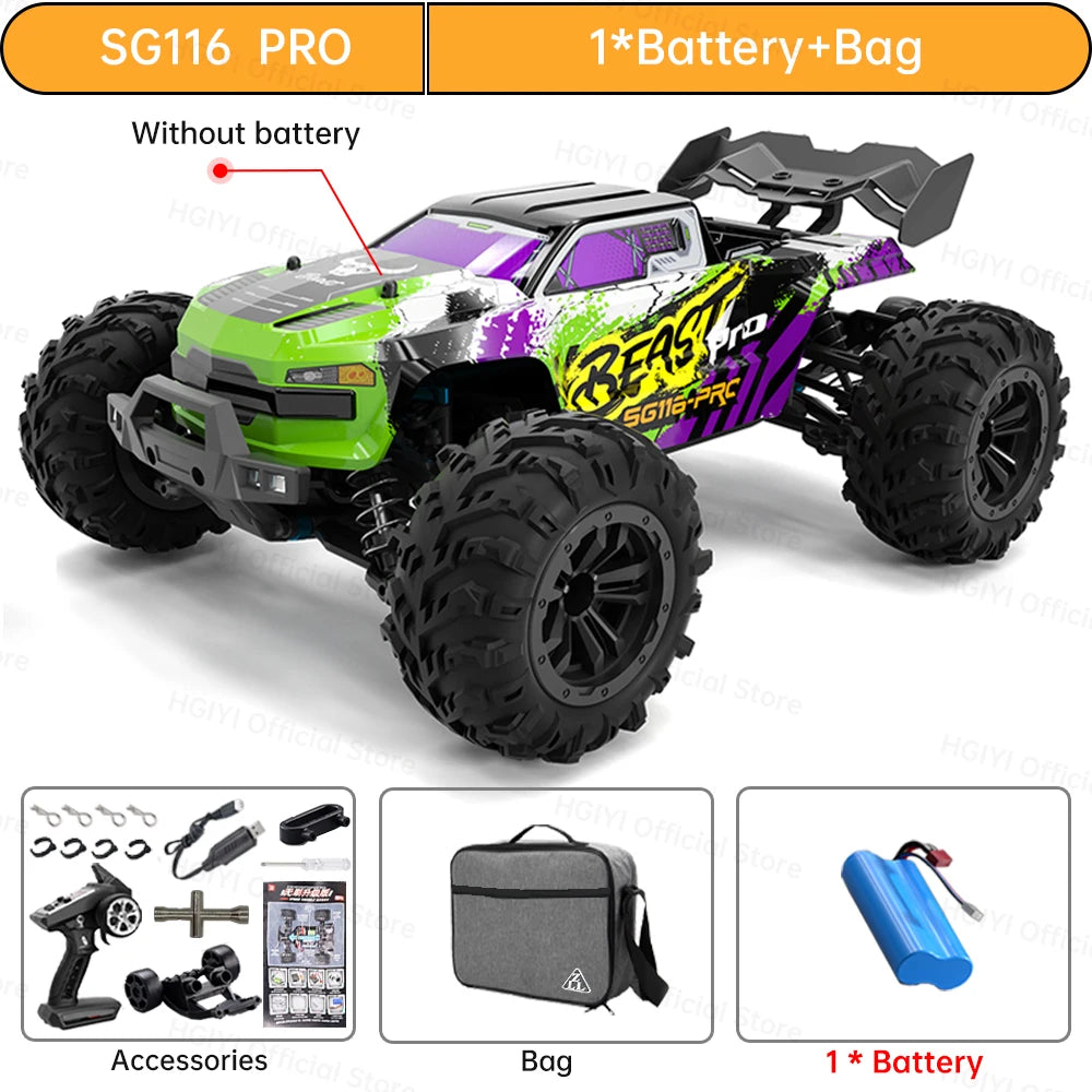 ZLL SG116 MAX/PRO 1:16 High-Speed Drift RC Car with Brushless Motor 4WD