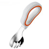 Baby Eating Training Set - Soft Silicone Spoon & Fork Cutlery, Toddler Feeding Utensils, Kids Fork Set, Children Tableware