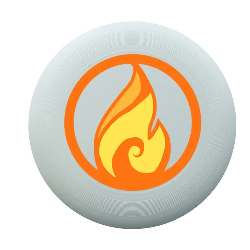Flying Disc Frisbee Flying Saucer — 20 cm (7.9 in) & 27.5 cm (10.8 in) Portable Outdoor Throwing Toy for Kids & Adults