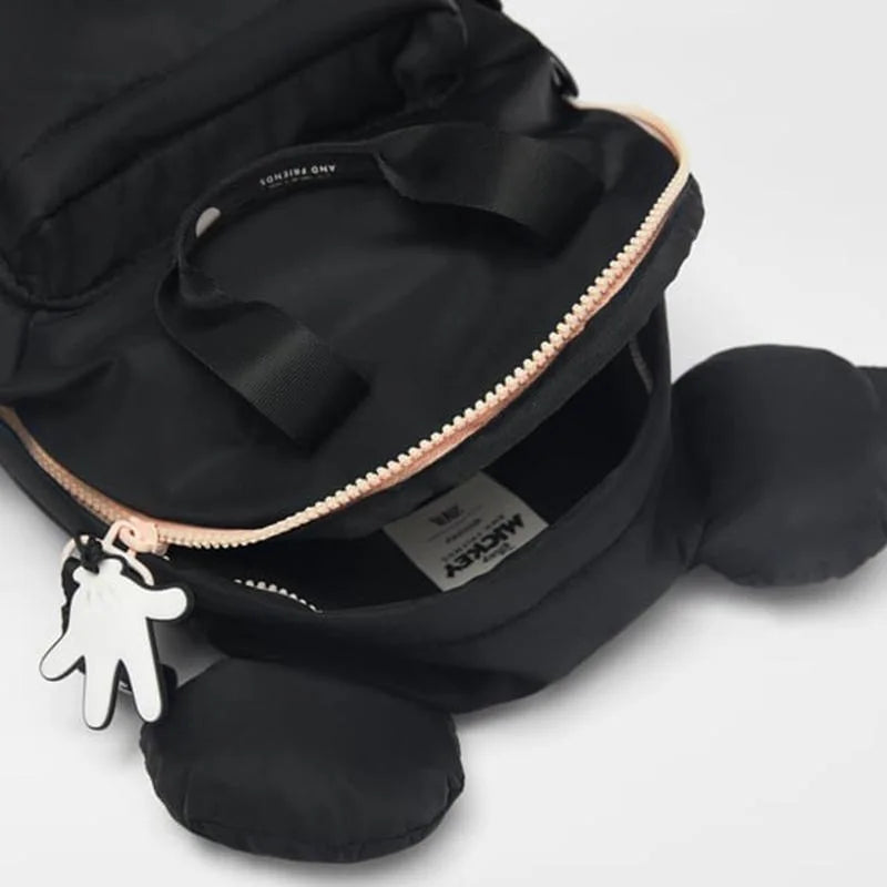Disney Cartoon Mickey Mouse Kids Backpack – Mini Schoolbag, Cute Shoulder Bag for Girls & Boys, 26x19x11 cm - Kidzy Market