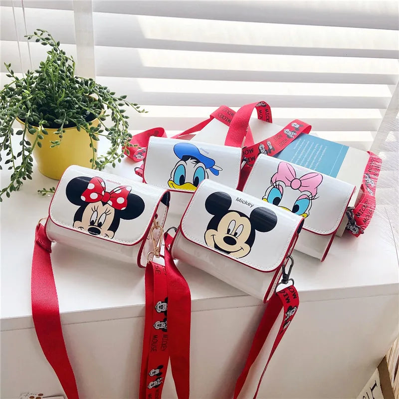 Disney Mickey & Minnie Mouse Shoulder Bag – Donald & Daisy Duck Messenger Bag, Cute Children's Coin Purse, Fashion Anime Gifts - Kidzy Market