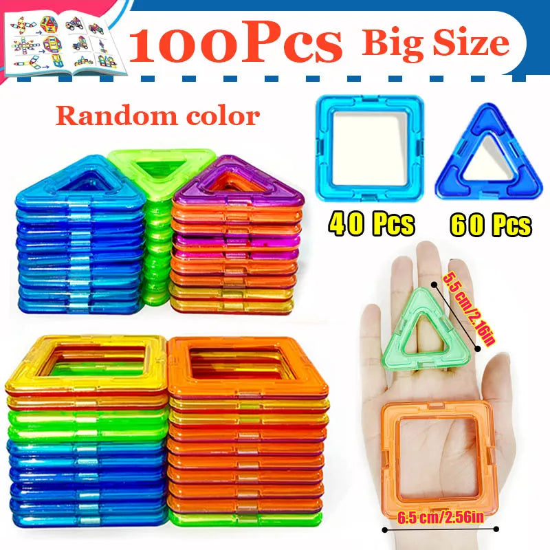Magnetic Building Blocks Big and Mini Size DIY Construction Set