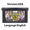 GBA Game Cartridge (32-bit, Pokemon Series, Odyssey Cloud White, FireRed & Silver Rival Rom Hack)