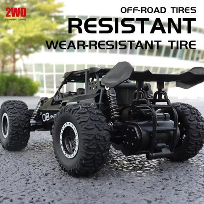 1:16 RC Drift Racing Car Off-Road Alloy Vehicle with 2.4G Remote and LED Lights