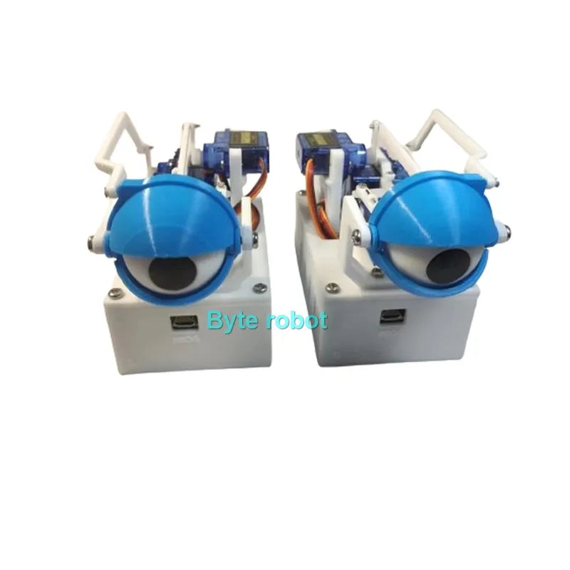 3D Printed One-Eyed/Binocular Robotic Bionic Eye for Arduino Kit, SG90 Servo, ESP8266 Web/APP Control