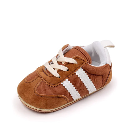 Hot Selling Baby Casual Sports Shoes Spring and Autumn Girls and Boys PVC Sole Anti-Slip Prewalker Shoes BLS4034