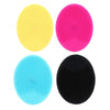 Silicone Facial Cleansing Brush - Soft Deep-Pore Exfoliator Mini (6 x 4.3 cm / 2.36 x 1.69 in)