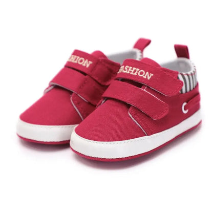 Meckior Baby Boy Sneakers Newborn Striped Soft Sole Casual Baby Shoes First Walker Toddler Crib Moccasins
