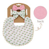 3-Piece Set – Baby Flower Bibs & Headbands, Bow Nylon Hairbands, Double-Side Saliva Towel & Feeding Burp Cloth for Boys & Girls - Kidzy Market