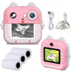 Kids Instant Print Mini Digital Camera with 1080P HD Video, Outdoor Toy with Thermal Print Paper