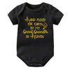 Baby Bodysuit - Hand Picked for Earth by My Great Grandpa in Heaven Printed Newborn Romper - Cotton Body Baby Girl & Boy Clothes