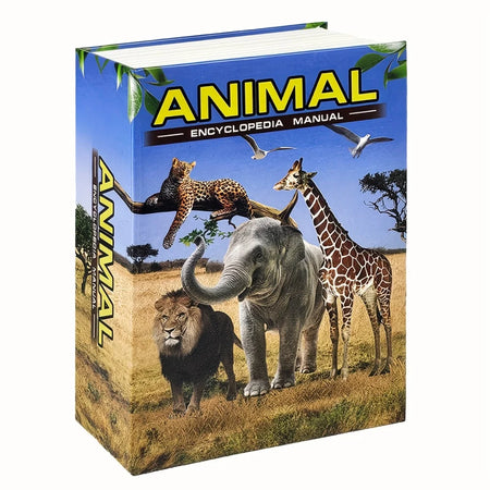 Book-Shaped Safe with Combination Lock Hidden Money Box Secret Storage Vault for Kids Birthday and Christmas Gift
