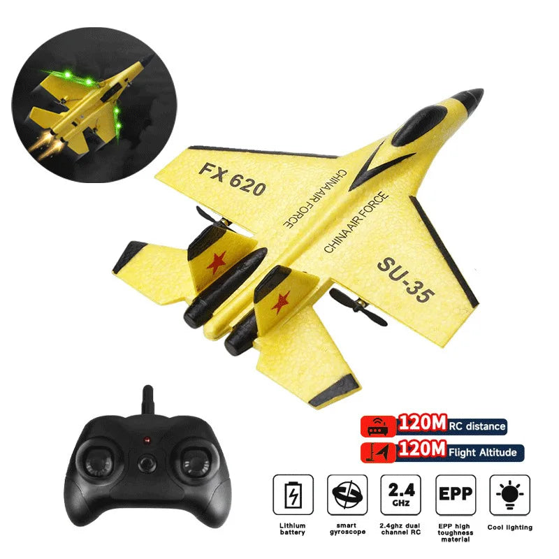 RC Foam Aircraft SU-35 2.4G Radio Control Fighter Glider Airplane