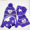 Disney Frozen Elsa and Anna Winter Accessories Set – 3-Piece Scarf, Hat, and Gloves for Kids, Keep Warm Knitting Woolen Yarn Cap