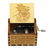 Wood Hand Crank Music Box Dragon Ball Christmas Birthday and New Year Gift