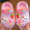 Summer Kids’ Sandals – Hole Children’s Shoes, Soft Anti-Skid Cartoon DIY Design, Sandy Beach Shoes for Boys & Girls, Baby Slippers