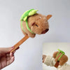 12cm Cute Capybara Plush Keychain, Cartoon Simulation Pendant for School Bags