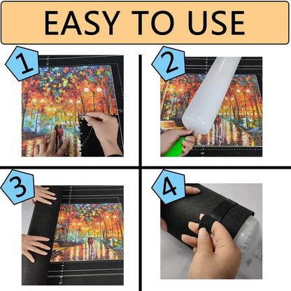 Puzzle Storage Blanket, Children Puzzle Toy, Multiple Specifications with Bag, Portable Parent-Child Early Education Gift, TMZ