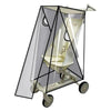 Transparent Baby Umbrella Stroller Rainproof Cover Waterproof Windproof Pocket Stroller Rain Cover with Unobstructed View for Travel