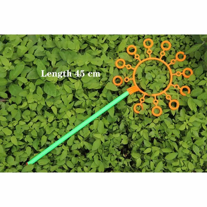 Multi-Style Bubble Blower Toys for Kids - Cute Flower & Heart Bubble Wands, 1-Pack Outdoor Bubble Blowing Tool