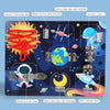 Montessori Wooden Solar System Puzzle 8 Planets Educational Toy for Kids Earth and Sun Learning Gift