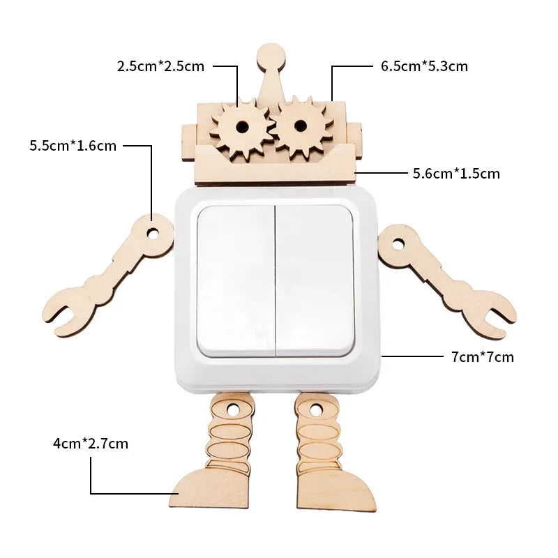 DIY Busy Board Accessories – Montessori Teaching Aids for Baby Early Education, Learning Skill Toy Parts and Wooden Board Games