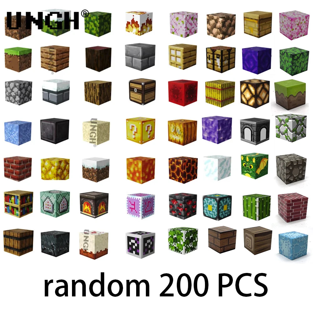 UNGH 50-200PCS Magnetic Block Building Set STEM Educational Toy