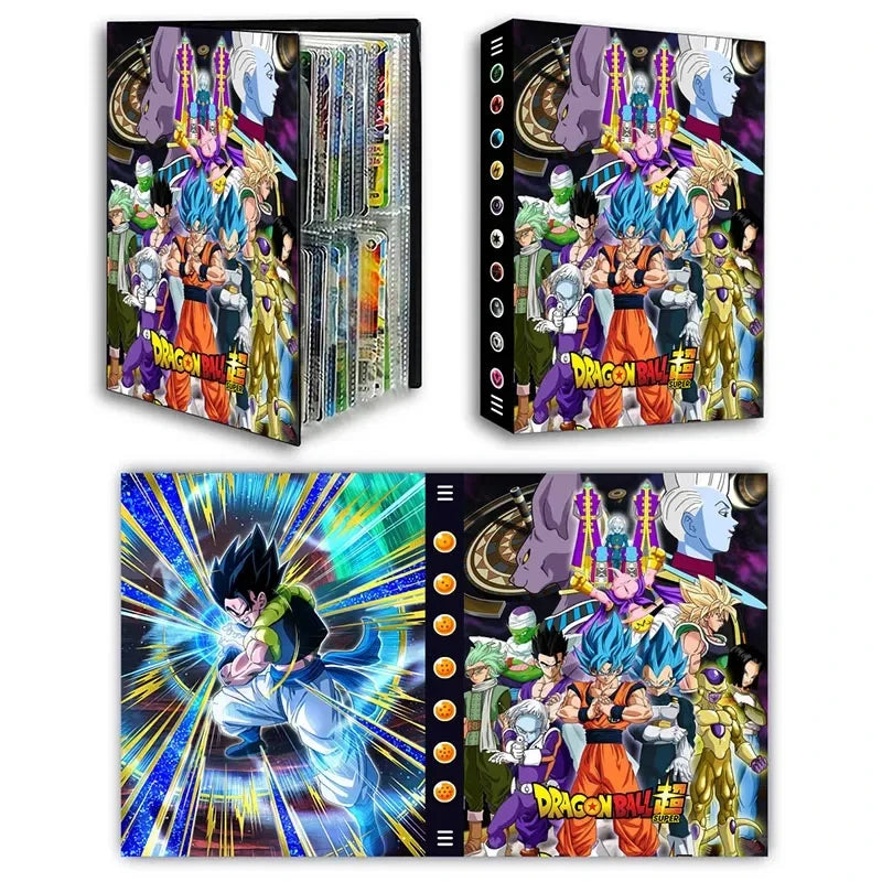Dragon Ball Card Album - 240pcs Son Goku, Vegeta, Frieza Game Card Holder Binder, VMAX Card Collection, Kids Toy Gift