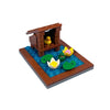 Farm MOC Building Blocks Playset – Animal Parts Pasture Bricks Kit with Chicken Coop, Pig House and Birdhouse Compatible with Standard Stud Bricks