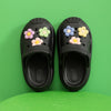 Summer Children’s Hole Slippers – Girls’ Fashion Flower Sandals, Soft Bottom Kids’ Beach Shoes, Toddler Home Slippers