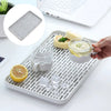 Double Layer Bottle Draining Tray Rack – Microwave Safe Milk Bottle Container, Baby Drying Rack in Grey