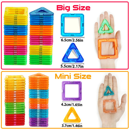 Magnetic Building Blocks Big and Mini Size DIY Construction Set