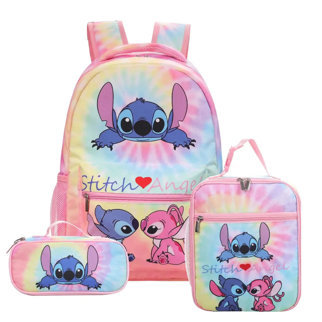 Stitch Cartoon Primary School Bag – Kawaii Backpack for Boys & Girls, Anime School Bag Mochila - Kidzy Market