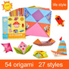 Children's Handmade Paper Cuttings Origami Puzzle DIY Educational Toy for Kindergarten Birthday Gifts