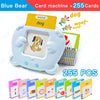 Montessori Education Flash Cards Machine - Early Educational Learning English Electronic Audio Book Toy for Children, Birthday Gift