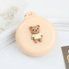 Cute Rabbit Bear Air Cushion Mini Hairbrush – Portable Cartoon Princess Foldable Massage Anti-Screw Comb for Women & Baby