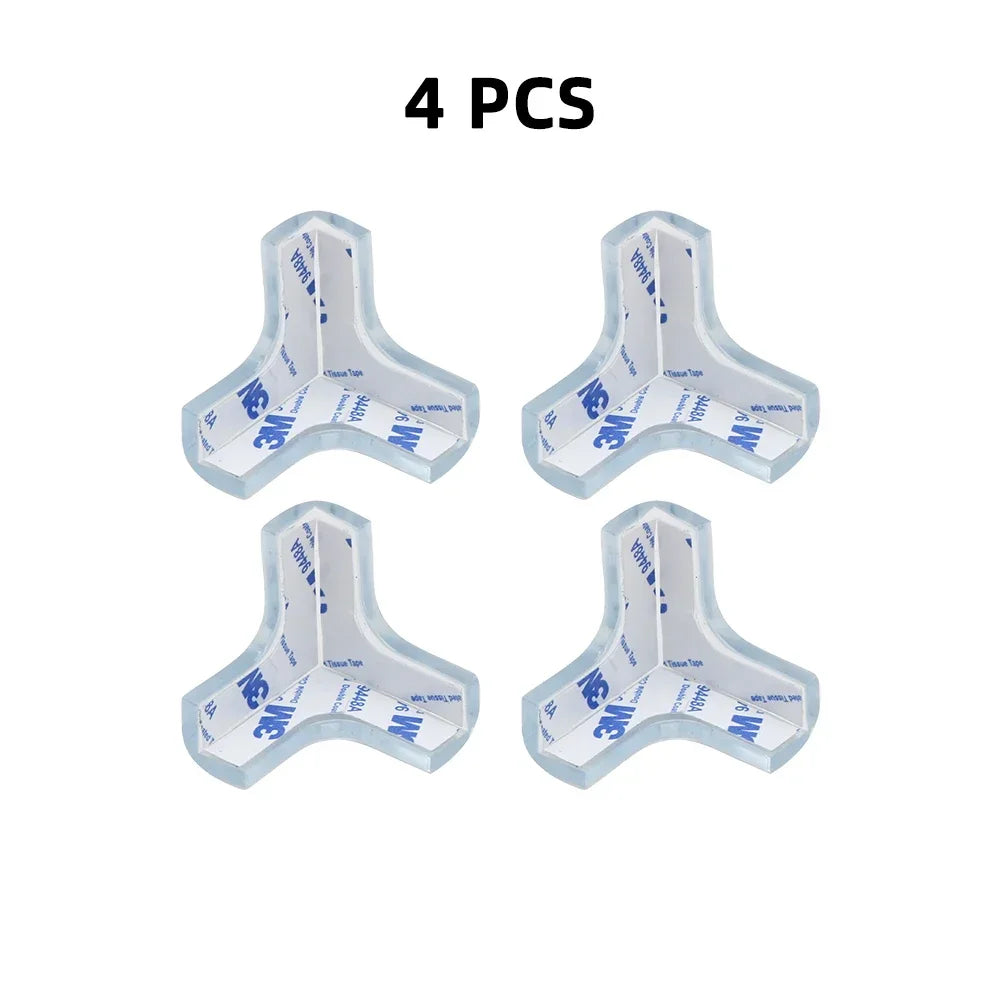 Baby Safety Silicone Table Corner Protector Furniture Edge Protection Cover Transparent Children Anti-Collision Edge Guards