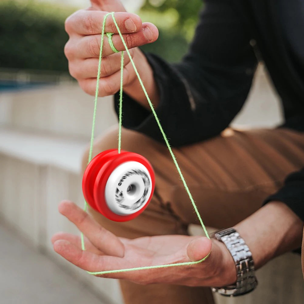 D4 UFO Responsive Yo-Yo - Auto Return with Rope String Bearing - Trick ABS Plastic Yo-Yo Ball - Professional Looping Yo-Yo for Beginner